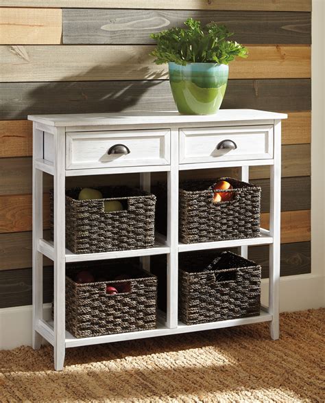 Clearance Small Table With Basket Storage